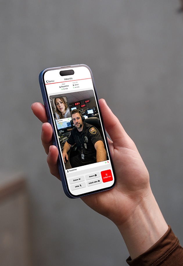 Show, don't tell — live video connects callers directly with dispatchers in the control room for faster assessment.